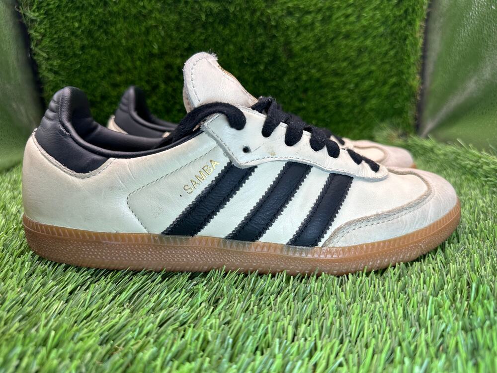 Adidas Samba OG ID0478 Athletic Sneaker Women's 8 White Leather Training Workout